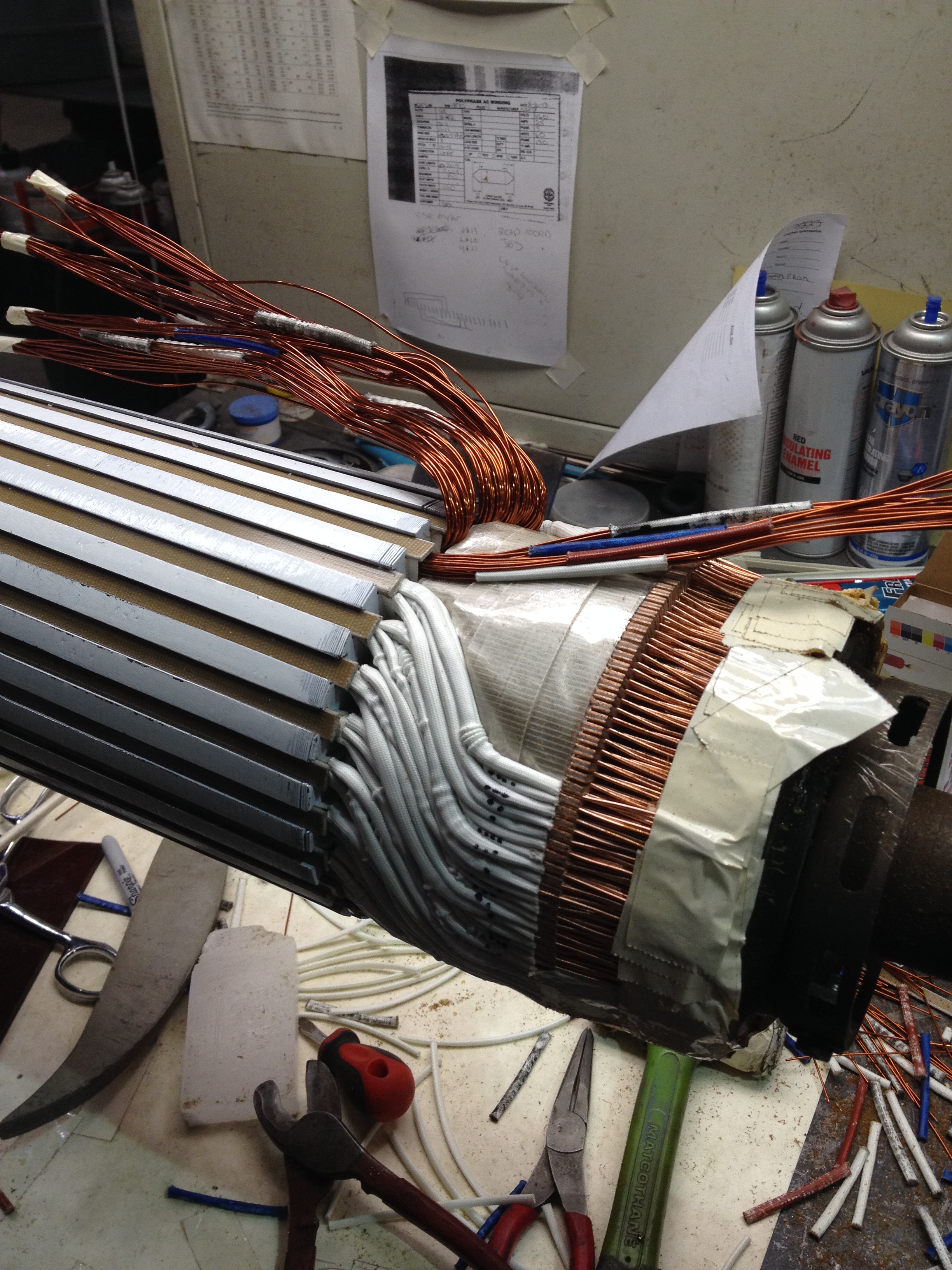 100 HP DC ARMATURE REWIND